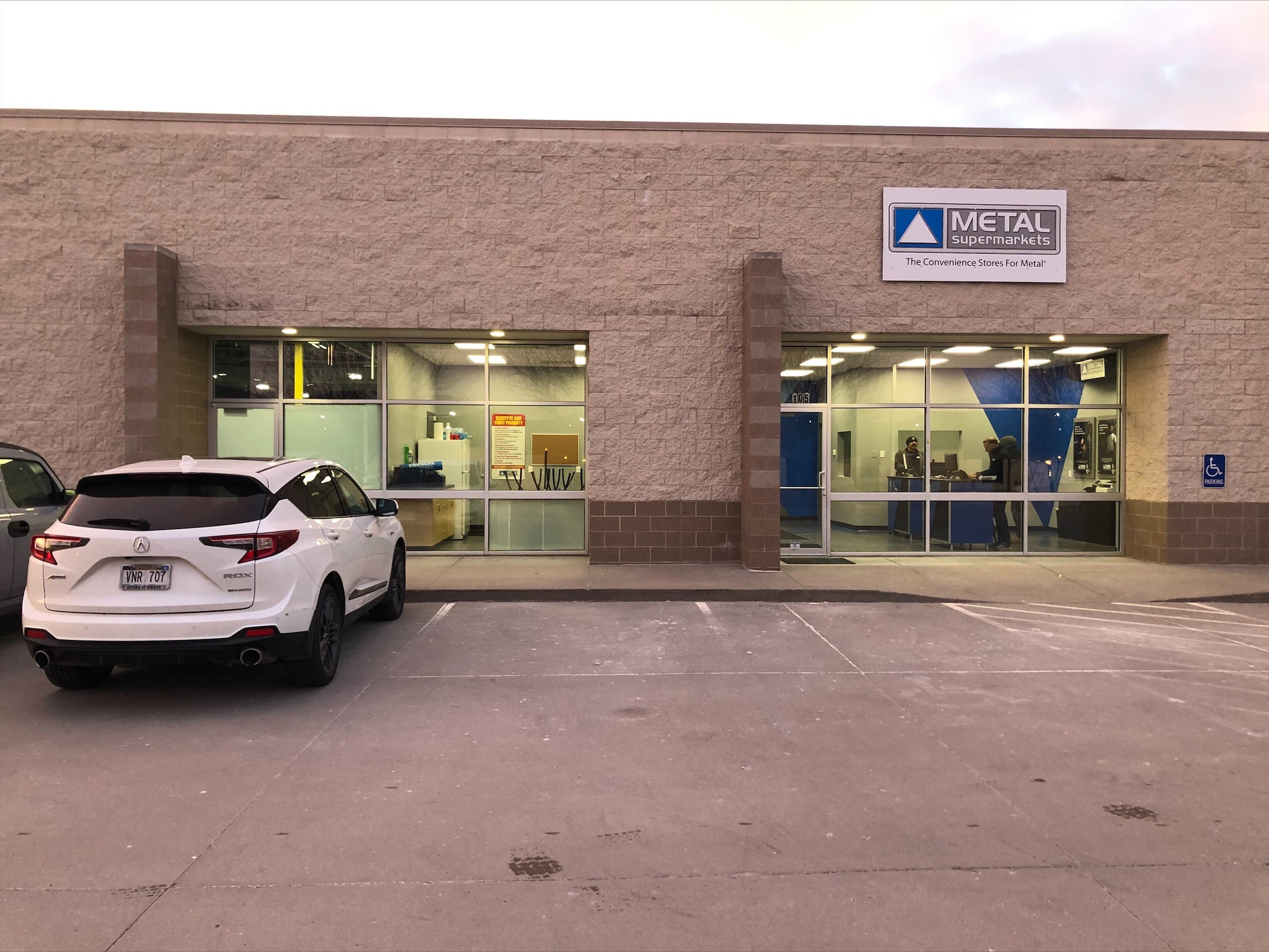 Metal Supermarkets Omaha Store Front