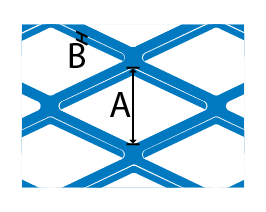 Mild Steel Expanded Sheet cross section